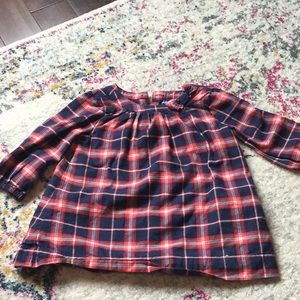 Baby girl Plaid dress Gap 6-12 month